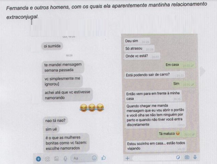Uma das mensagens que foram descobertas no notebook da v&iacute;tima - Foto: Reprodu&ccedil;&atilde;o/Jornal da Nova
